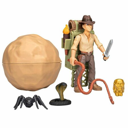 HASBRO 2.5 in. Indiana Jones Worlds of Adventure Indiana Jones Figure, 4PK HSBF6038